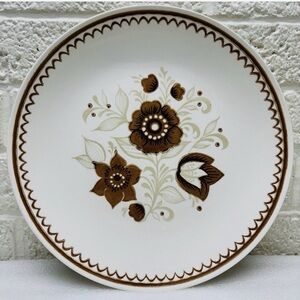 A vintage dinner plate from Royal China Cavalier Ironstone